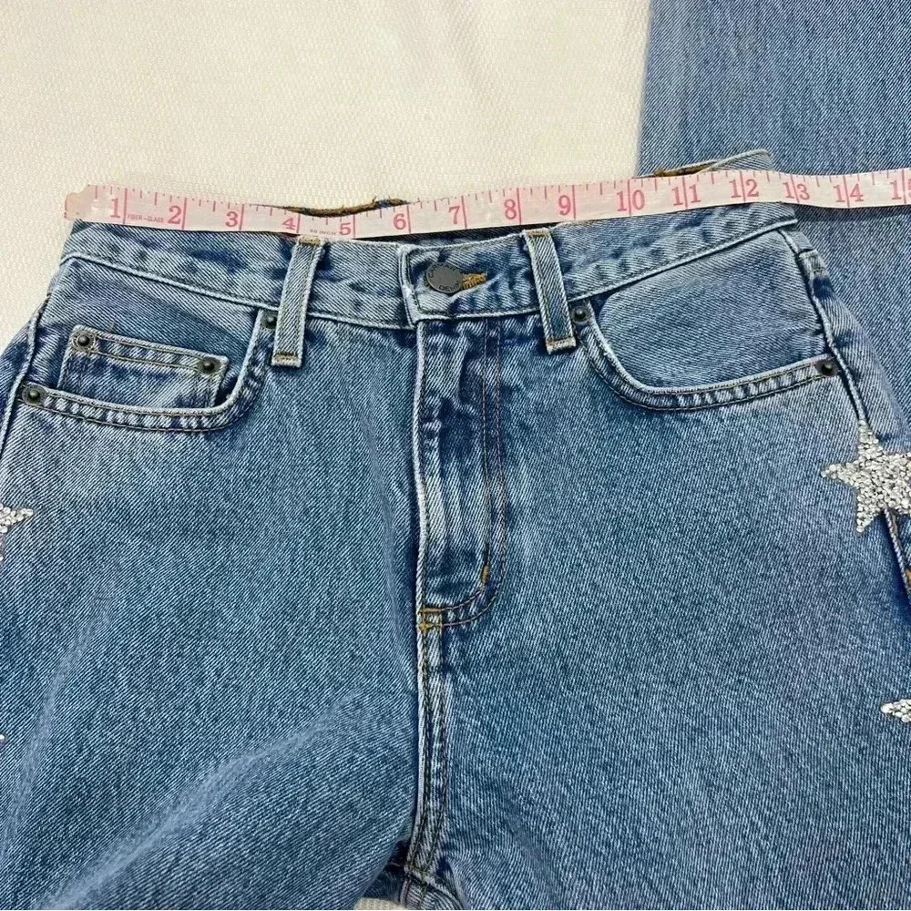 Carmar Alexander Ezra Rhinestone Star Jeans size 24 - Picture 10 of 14